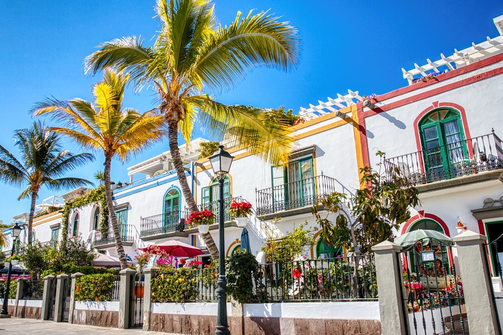 gran canaria spanje hdr eiland canarische Eilanden las palmas maspalomas puerto de mogan strand vakantie